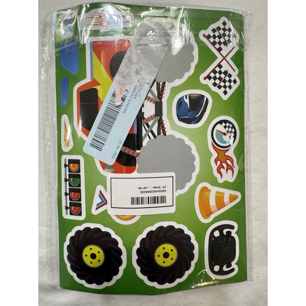 Monster Truck Stickers Page Creativityโ Play For Toddlers